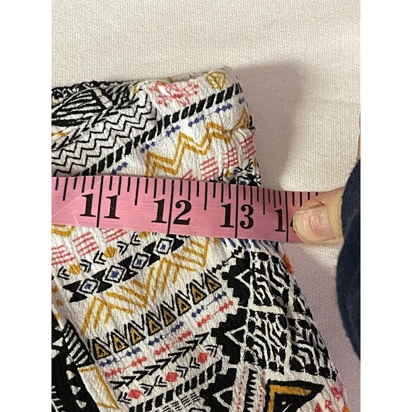 Xhilaration Shorts Womens Sz XS Colorful Boho Front Tie Airy Elastic Waist - Picture 5 of 7